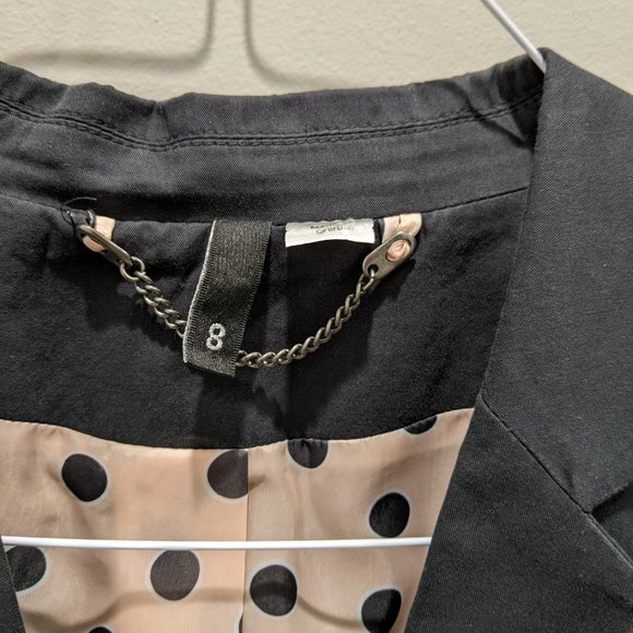 H&M Crop Blazer Black - Picture 3 of 4